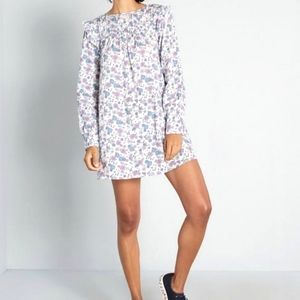 Modcloth Prairie Doll mini dress women's size Large